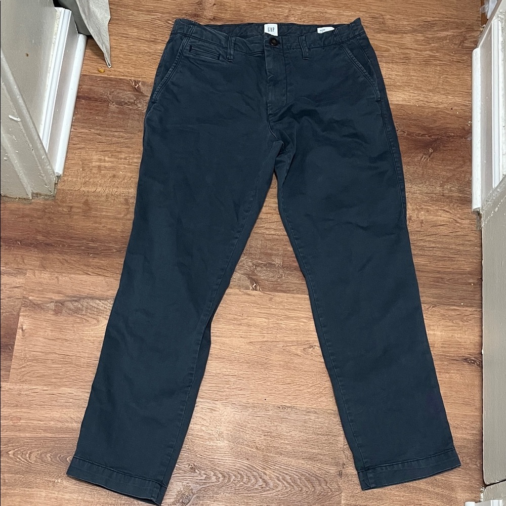 GAP Men's Dark Blue Chinos 32x30 Slim